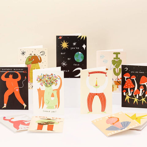 Smiling Star Greeting Card | Gold Star | Achievement Greetings Card