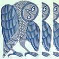 'A Wing and A Prayer' Owl Riso Art Print - Sprouts of Bristol