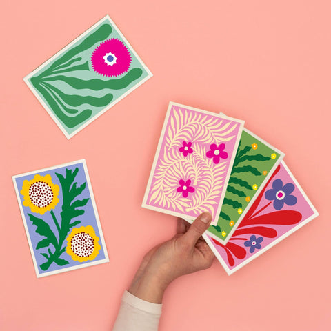 All Occasions Greetings Cards - Blumen pop - Sprouts of Bristol