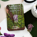 Amethyst Deceiver Mushroom Fungi Enamel Pin - Sprouts of Bristol