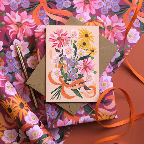 Autumn Bouquet | Everyday greetings card | Autumn, floral - Sprouts of Bristol