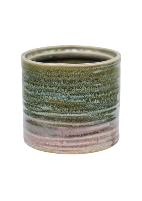 Avonlea Green Rippled Planter - Sprouts of Bristol