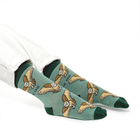 Barn Owl Bamboo Socks - Sprouts of Bristol