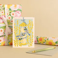 Blue Tits & Forsythia | Everyday greetings card | Bird lover - Sprouts of Bristol