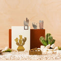 Cactus Bookmarks – Set of 4 Metal Page Markers - Sprouts of Bristol