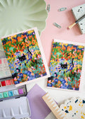 Cat in the Garden at Arles Greetings Card - Sprouts of Bristol