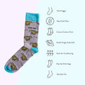Cheetah Bamboo Socks - Sprouts of Bristol