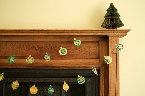 Christmas Ornaments Sewn Garland - Sprouts of Bristol