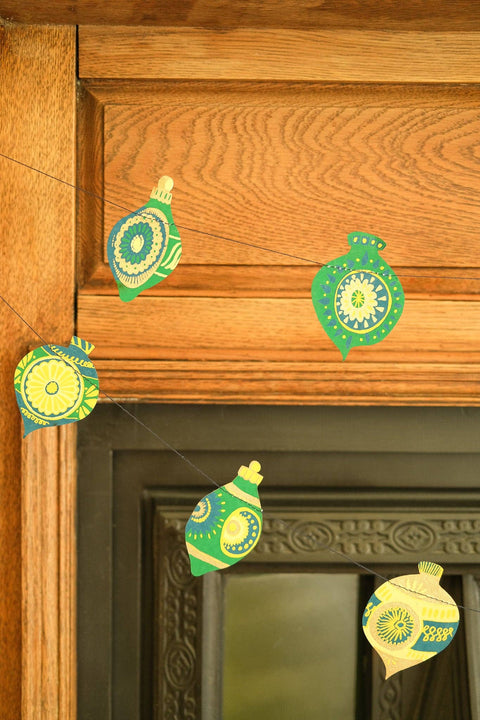Christmas Ornaments Sewn Garland - Sprouts of Bristol