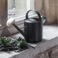 Classic Carbon Black 5L Steel Watering Can - Sprouts of Bristol