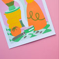 Coffee A4 Risograph Print - Sprouts of Bristol
