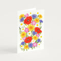 Cornfield Annuals Wildflowers Greetings Card - Sprouts of Bristol