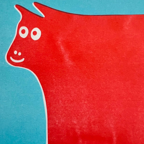 Cow Riso Art Print - Sprouts of Bristol