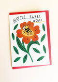 Cozy Bee Home Sweet Home Greetings Card - Sprouts of Bristol