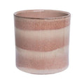Dora Pink Reactive Glaze Striped Planter - Sprouts of Bristol