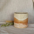 Dunes - Natural Orange, Brown & Cream Handmade Ceramic Plant Pot - Sprouts of Bristol