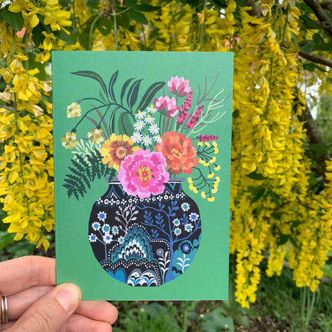 Fleurs Greetings Card - Sprouts of Bristol