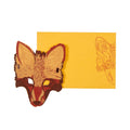 Fox Mask Hand Screen Printed Greetings Card - Sprouts of Bristol