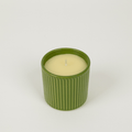 Geranium Leaf Candle in Ceramic Artist Pot - Sprouts of Bristol