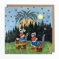 Ginger Cats Picking Berries Greetings Card - Sprouts of Bristol