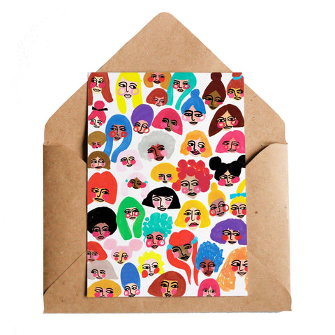 Girls Greetings Card - Sprouts of Bristol