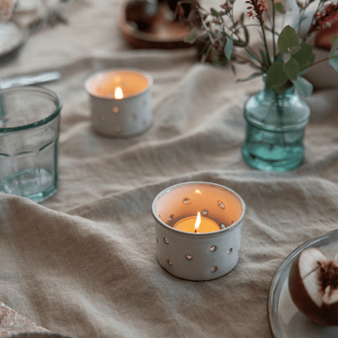 Glazed Tealight Holder - Sprouts of Bristol