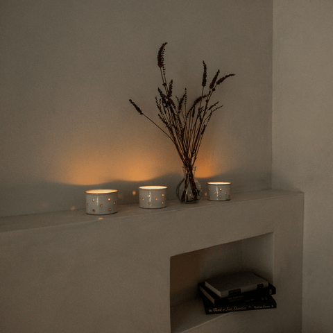 Glazed Tealight Holder - Sprouts of Bristol