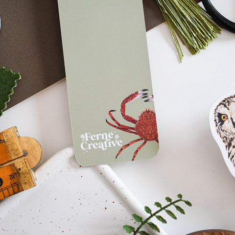 Green British Wildlife Bookmark – Illustrated by Ferne Creative - Sprouts of Bristol