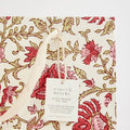 Hand Block Printed Gift Bags - Scarlet - Sprouts of Bristol