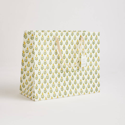 Hand Block Printed Gift Bags - Sunshine - Sprouts of Bristol