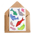 Happy Fish Greetings Card - Sprouts of Bristol