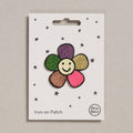 Happy Flower Iron on Patch - Sprouts of Bristol
