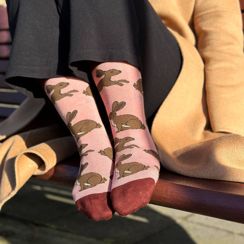 Hare Bamboo Socks - Sprouts of Bristol