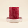 Hawthorn & Berries Fragranced Coloured Pillar - Sprouts of Bristol