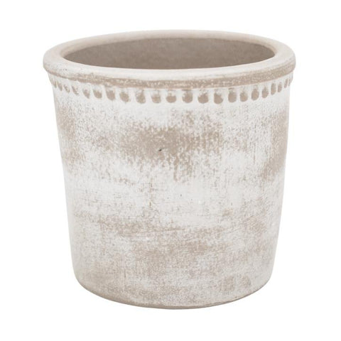 Hazel Washed Beaded Edge Planter - Sprouts of Bristol