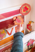 Hearts Sewn Garland - Sprouts of Bristol