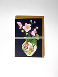 Japanese Anemone Greetings Card. - Sprouts of Bristol