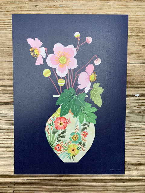 Japanese Anemone Print A4 - Sprouts of Bristol
