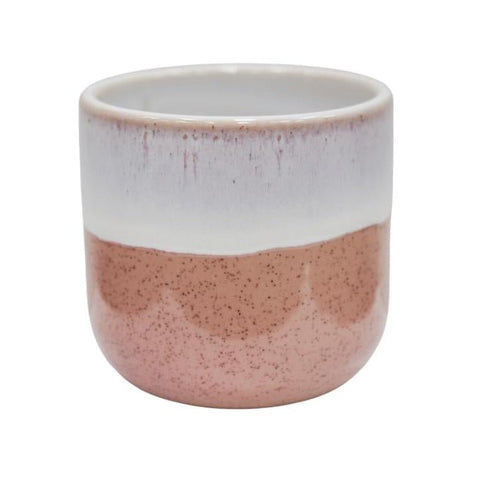 Jodie Dipped Pink Reactive Glaze Pot - Sprouts of Bristol
