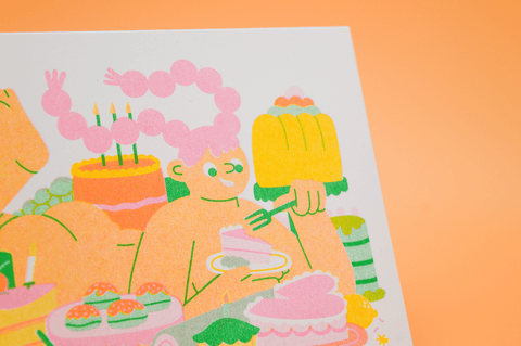 Let Me Eat Cake A6 Card - Sprouts of Bristol
