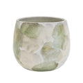 Lola Abstract Watercolour Green Planter - Sprouts of Bristol
