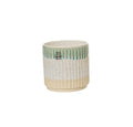 Loures Striped Reactive Glaze Ceramic Planter in Green - Sprouts of Bristol
