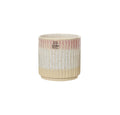 Loures Striped Reactive Glaze Ceramic Planter in Pink - Sprouts of Bristol