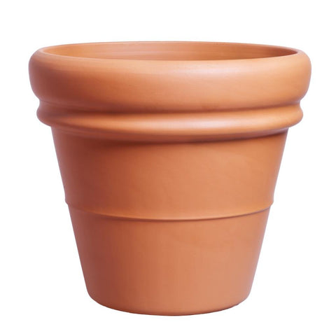 Lucca Classica Terracotta Planter - Vaso Doppio Bordo - Sprouts of Bristol