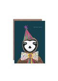 'Magic Sloth' Birthday Greetings Card - Sprouts of Bristol