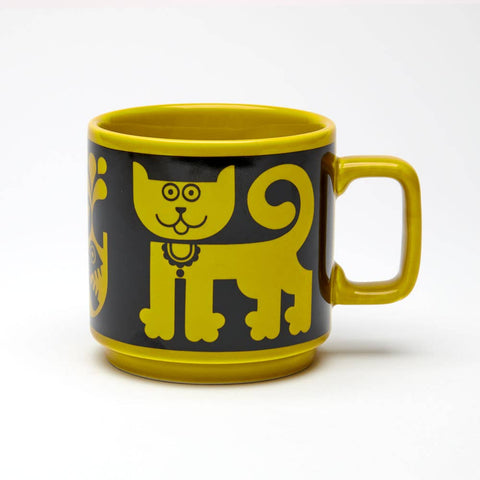Magpie x Hornsea Mug – Cat & Piranha - Sprouts of Bristol
