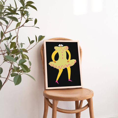 Mariette Circus Art Print | Character | Nursery Wall Decor - Sprouts of Bristol