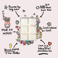 Midnight Cherry Botanical Wax Melt Bar | Black Cherry. Amber. Frankincense. - Sprouts of Bristol