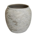 Milos Rustic Round Planter - Sprouts of Bristol