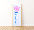 Mini Flower Risograph Print - Sprouts of Bristol
